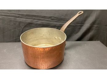 An Antique Copper Professional Stock Pan - Probably French