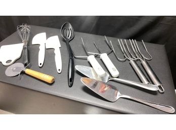 A Group Of Kitchen Utensils