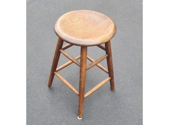 Good Solid Oak Stool