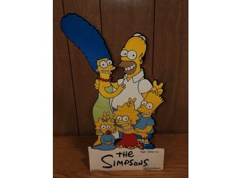 Vintage 1990s The Simpsons Cardboard Cut Out