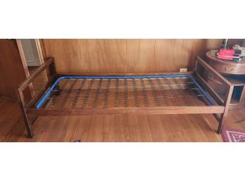 Mid Century Walnut Square Post ~ Daybed ~ Twin Size Bedframe