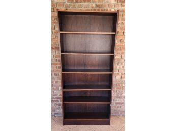 Post Mid Century Danish Modern Rosewood 79' Bookcase, 1970s ~ 4/4