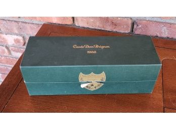 Vintage Green Cuvee Dom Perignon Box, 1988 ~ Empty