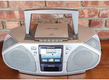 Aiwa  Portable CD AM/FM Stereo Radio Model # CSD-FD81