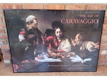 Framed Metropolitan Museum Of Art The Age Of Caravaggio Poster, 1985