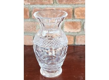 Quality Heavy Cut Crystal Vase