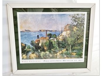 Vintage The Sea At L'Estaque' (1876), Framed Print From Paul Czanne