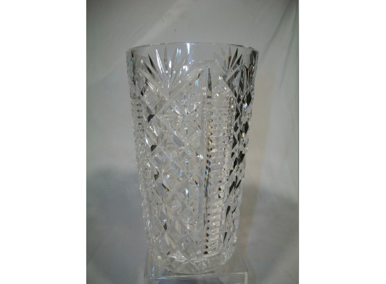 Tall Waterford Crystal Vase - Very Ornate / Beautiful Piece