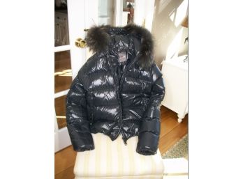 Duvetica Ladies Puffer Jacket W/Real Fur - Appears New - ($495 Retail)