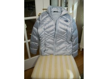 Super Nice Womens / Ladies North Face 550 Jacket Silver/Blue
