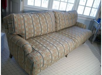 Stunning Lillian August Chesterfield Sofa W/ Brass Casters - WOW !  - $3,600 Retail