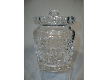 Waterford Crystal Biscuit Jar Mint - Lismore Pattern - Never Used !
