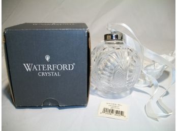 Brand New Waterford Crystal Christmas Ornament  W/Seahorse Mark