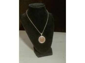 Sterling Necklace With Coin Pendant #8