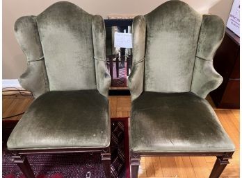 Pair Of Velvet Chairs