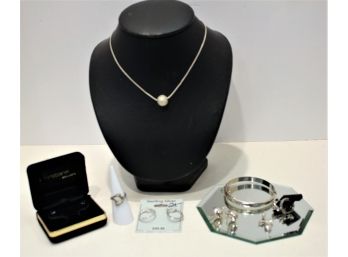Mixed Lot Sterling Silver Ladies Jewelry