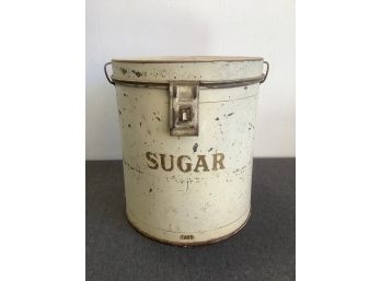 Large Vintage Sugar Canister