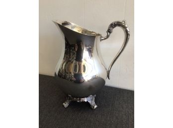 F. B. Rogers Silver Co. Silver On Copper Pitcher