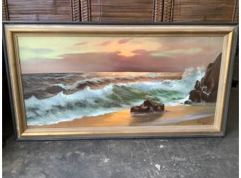 Julio Fassio Oil Painting Of The Waves  #3