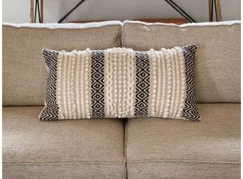 Textured Lumbar Pillow, Made In India