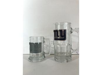 2 NY Giants Beer Mugs