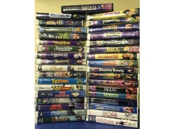 Disney& Warner Brothers -  VHS Tape Group