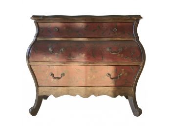 Hand Painted Bombe Chest