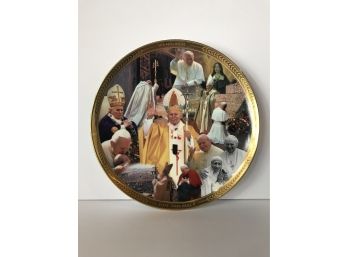 His Holiness Pope John  Paul II Danbury Mint Plate