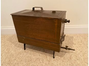 Antique Medical Rochester Steam Sterilizer 18x8x14 On Gas Burner Base Copper