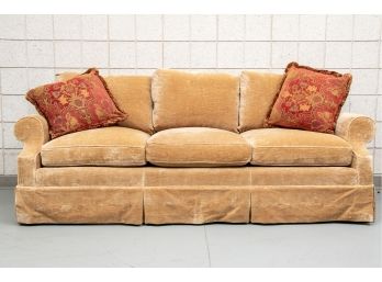 Good Quality Three Cushion Sofa & Two Accent Pillows