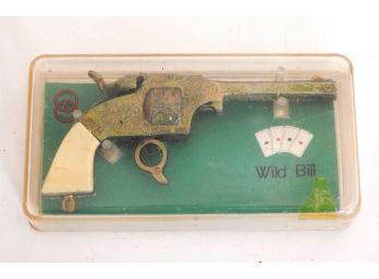 Rare Vintage Wild Bill Mini Cap Gun In Original Case