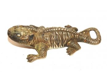 Vintage Metal Lizard Bottle Opener