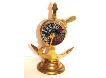 Brass Nautical Ship Telegraph Statue