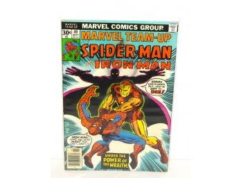 Vintage Marvel Spiderman & Iron Man # 49 Comic Book Bagged & Boarded