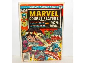 Vintage Marvel Captain America & Iron Man # 18 Comic Book Bagged & Boarded