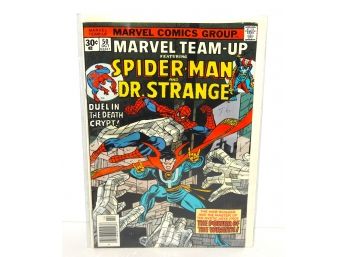 Vintage Marvel Spiderman & Dr Strange # 50 Comic Book Bagged & Boarded