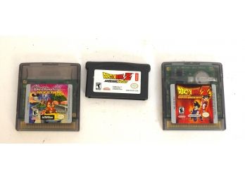 Lot Of 3 Nintendo Gameboy Games Dragonball Z & More