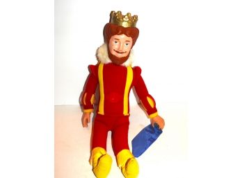 1980 20 Inch Burger King Plush Toy With Rubber Face