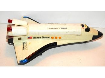 Batter Operated NASA Space Shuttle Toy Lights Up & Makes Sounds