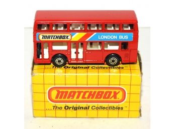 In Original Box Matchbox London Diecast Bus 1/64