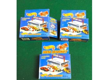 Lot Of 3 Hot Wheels Mini Market Play Sets