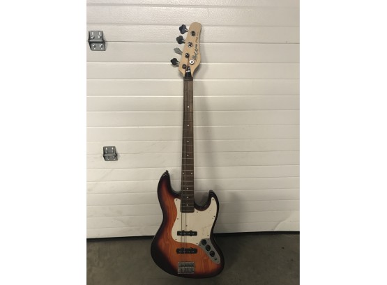 Bass Guitar By Biscayne Model Four