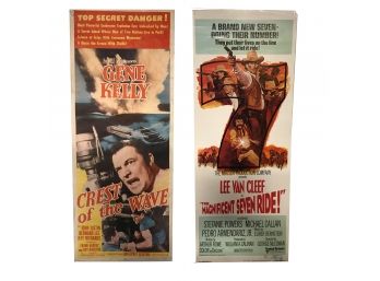 Pair - Original Movie Posters 'The Magnificent 7 Ride Again' & Gene Kelly's 'Crest Of The Wave'
