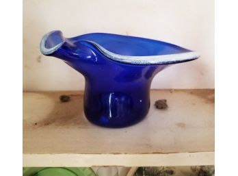 Handblown Murano Glass Style Vase