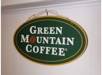 Green Mountain Coffee Sign