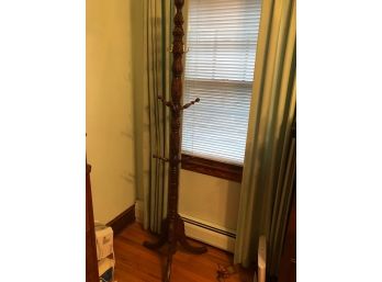 Wood Crafted Coat Stand