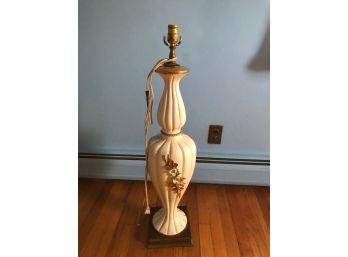 Tall Floral Lamp