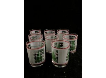 Christmas Tree Drinking Glasses