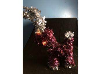 Tinsel Christmas Decor