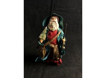 Santa In A Green Cloak